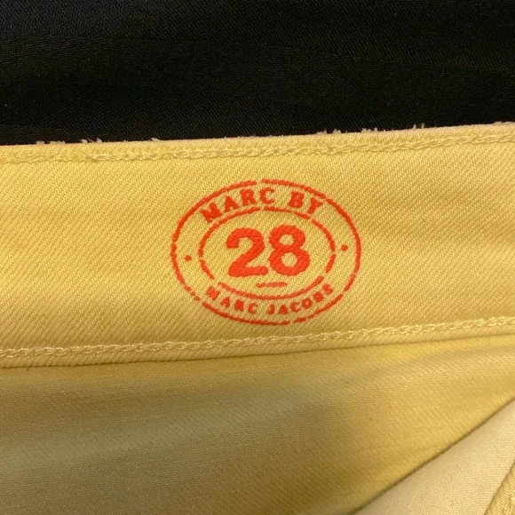 Marc by Marc Jacobs yellow denim shorts - Picture 4 of 8